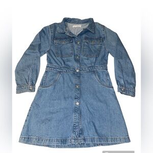 Zara denim girls dress